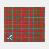 Scotts Drummond Modern Schotse Ruitpatroon Fleece Deken (Voorkant (Horizontaal))