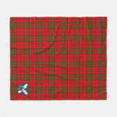 Scotts Drummond Schotse Ruitpatroon Fleece Deken (Voorkant (Horizontaal))