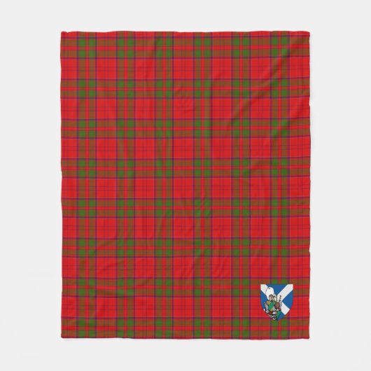 Scotts Drummond Tartan Pset Fleece Deken (Voorkant)