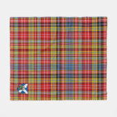Scotts Drummond van Strathallan Tartan Pset Fleece Deken (Voorkant (Horizontaal))