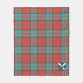 Scotts Dunbar Ancient Tartan Pset Fleece Deken (Voorkant)
