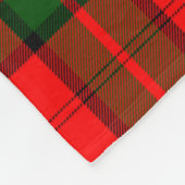 Scotts Dunbar Modern Tartan Plaid Fleece Deken (Hoek)