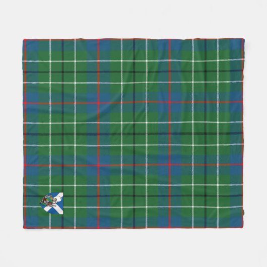 Scotts Duncan Ancient Tartan Pset Fleece Deken (Voorkant (Horizontaal))
