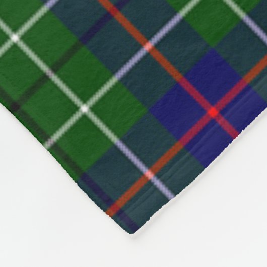 Scotts Duncan Modern Tartan Pset Fleece Deken (Hoek)