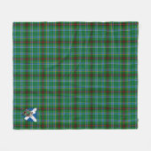 Scotts Duncan van Sketraw Tartan Pset Fleece Deken (Voorkant (Horizontaal))