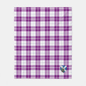 Scotts Dunlop Dress Tartan Pset Fleece Deken (Voorkant)