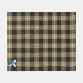 Scotts Dunlop Hunting Tartan Pset Fleece Deken (Voorkant (Horizontaal))