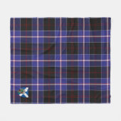 Scotts Dunlop Modern Tartan Pset Fleece Deken (Voorkant (Horizontaal))