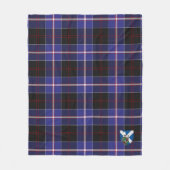 Scotts Dunlop Moderne Schotse Plaid Ruitdessin Fleece Deken (Voorkant)