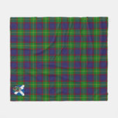 Scotts Durie Tartan Pset Fleece Deken (Voorkant (Horizontaal))