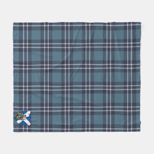 Scotts Earl of St Andrews Tartan Pset Fleece Deken (Voorkant (Horizontaal))