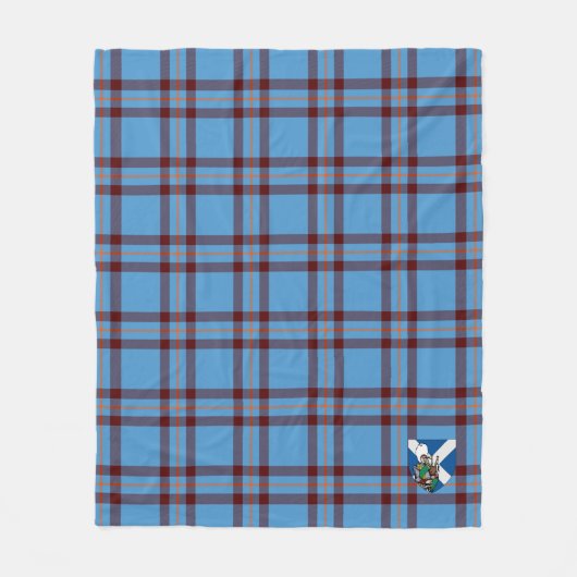 Scotts Elliot Ancient Tartan Pset Fleece Deken (Voorkant)