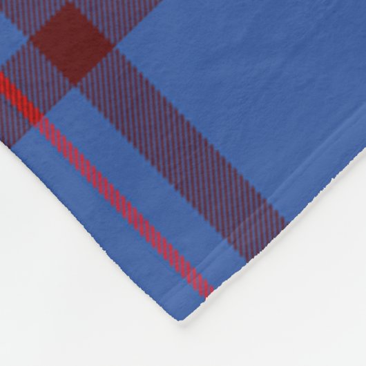 Scotts Elliot Tartan Plaid Fleece Deken (Hoek)