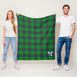 Scotts Elphinstone Jacht Schotse Plaid Fleece Deken