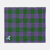 Scotts Elphinstone Tartan Pset Fleece Deken (Voorkant (Horizontaal))