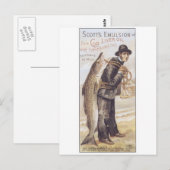 Scotts Emulsion Cod Liver Oil Briefkaart (Voorkant / Achterkant)