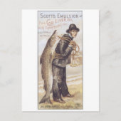 Scotts Emulsion Cod Liver Oil Briefkaart (Voorkant)