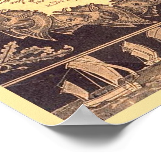 Scott's Emulsion Cod Liver Oil Poster (Hoek)