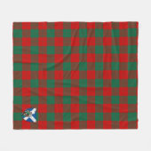 Scotts Erskine Tartan Plaid Fleece Deken (Voorkant (Horizontaal))
