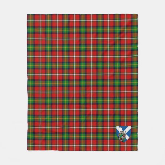 Scotts Fairlie Tartan Pset Fleece Deken (Voorkant)