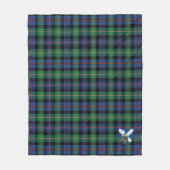 Scotts Farquharson Ancient Tartan Pset Fleece Deken (Voorkant)