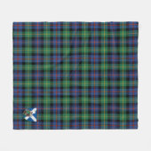 Scotts Farquharson Ancient Tartan Pset Fleece Deken (Voorkant (Horizontaal))