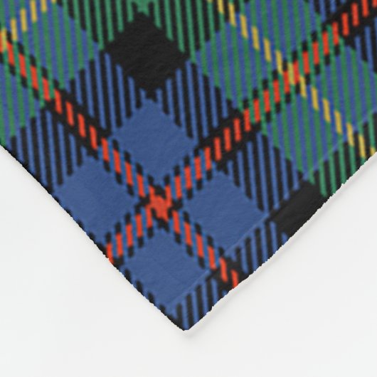 Scotts Farquharson Ancient Tartan Pset Fleece Deken (Hoek)