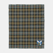 Scotts Farquharson Weathered Tartan Pset Fleece Deken (Voorkant)