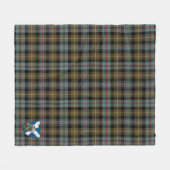Scotts Farquharson Weathered Tartan Pset Fleece Deken (Voorkant (Horizontaal))