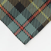 Scotts Farquharson Weathered Tartan Pset Fleece Deken (Hoek)