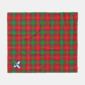 Scotts Fenton Tartan Pset Fleece Deken (Voorkant (Horizontaal))
