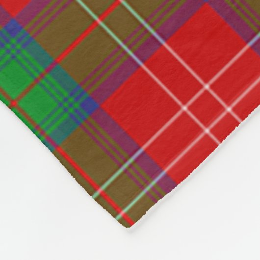 Scotts Fenton Tartan Pset Fleece Deken (Hoek)