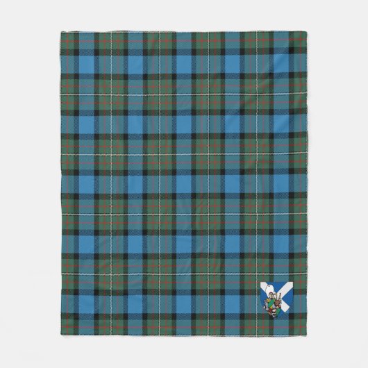 Scotts Ferguson Ancient Tartan Pset Fleece Deken (Voorkant)