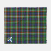 Scotts Ferguson Tartan Pset Fleece Deken (Voorkant (Horizontaal))