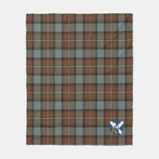 Scotts Ferguson Weathered Tartan Pset Fleece Deken (Voorkant)