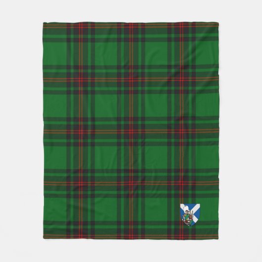 Scotts Fife District Tartan Pset Fleece Deken (Voorkant)