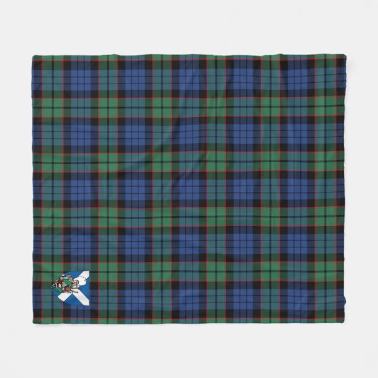 Scotts Fletcher Ancient Tartan Pset Fleece Deken (Voorkant (Horizontaal))