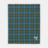 Scotts Fletcher of Dunan Tartan Pset Fleece Deken (Voorkant)