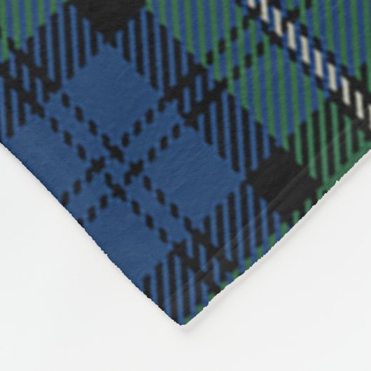 Scotts Forbes Ancient Tartan Pset Fleece Deken (Hoek)