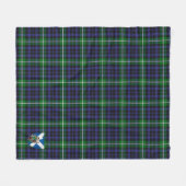 Scotts Forbes Lyon Court Tartan Pset Fleece Deken (Voorkant (Horizontaal))