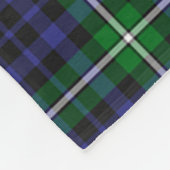 Scotts Forbes Lyon Court Tartan Pset Fleece Deken (Hoek)