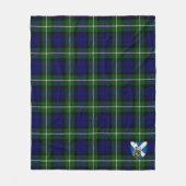 Scotts Forbes Modern Tartan Pset Fleece Deken (Voorkant)