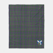 Scotts Forbes of Druinnor Tartan Pset Fleece Deken (Voorkant)