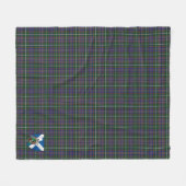 Scotts Forbes of Druinnor Tartan Pset Fleece Deken (Voorkant (Horizontaal))