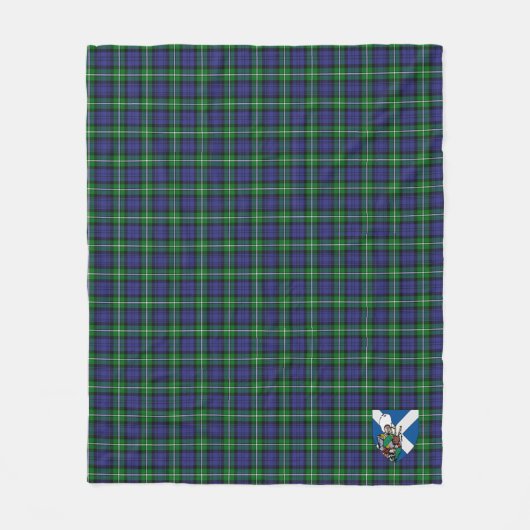 Scotts Forbes Tartan Pset Fleece Deken (Voorkant)