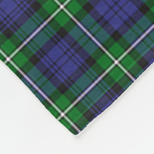 Scotts Forbes Tartan Pset Fleece Deken (Hoek)