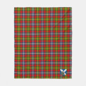 Scotts Forrester Tartan Pset Fleece Deken (Voorkant)