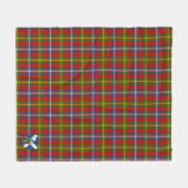 Scotts Forrester Tartan Pset Fleece Deken (Voorkant (Horizontaal))