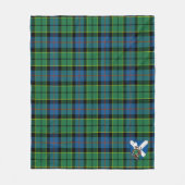 Scotts Forsyth Ancient Tartan Pset Fleece Deken (Voorkant)