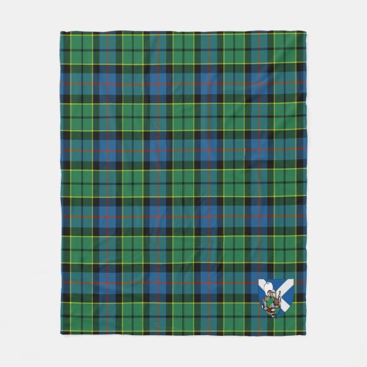 Scotts Forsyth Ancient Tartan Pset Fleece Deken (Voorkant)